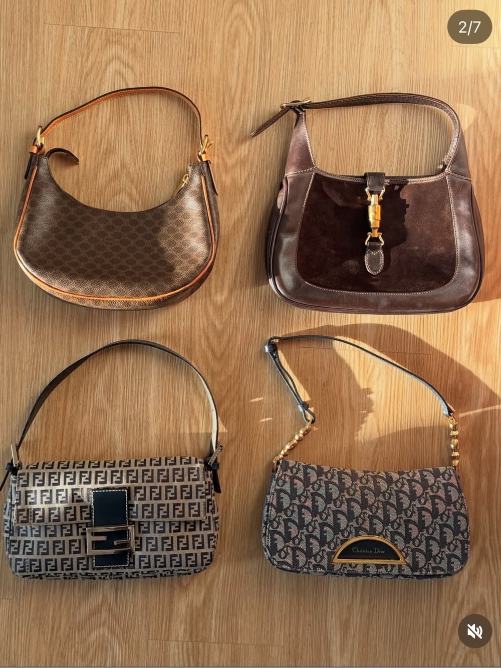 Gucci Suede 1961 jackie bag - Picture 10 of 10